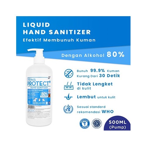 Prima Protect Plus Hand Sanitizer 500ml (Pump)